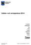 Taxa. Vatten- och avloppstaxa 2014 BJURHOLMS KOMMUN. Föreskrifter. Handlingsplan. Plan. Policy. Program. Reglemente. Riktlinjer.