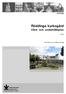 Röddinge kyrkogård Vård- och underhållsplan