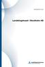 ÅRSRAPPORT Landstingshuset i Stockholm AB