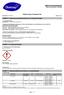 Säkerhetsdatablad Enligt förordning (EG) nr 1907/2006