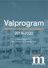 Valprogram Valprogram för Moderaterna i Staffanstorp