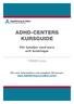 ADHD-CENTERS KURSGUIDE