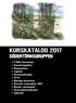 KURSKATALOG 2017 SÖDERTÖRNSGRUPPEN