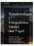 Naturfotodagen i Fotografiskas lokaler den 7 april