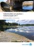Vattenkvalitet och plankton i Vallentunasjön Utvärdering av effekter av biomanipulering