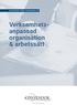 EN RAPPORT FRÅN CONVENDOR AB. Verksamhetsanpassad. organisation & arbetssätt.