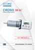 CRONO 50 SC NY MODELL. Bärbar infusionspump BRUKSANVISNING FÖR LÄKAREN