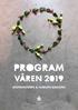 PROGRAM VÅREN 2019 STAFFANSTORPS & HJÄRUPS BIBLIOTEK