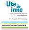 Tema: Utomhuspedagogik och ekosystemtjänster augusti 2019 i Jönköping. Information om valbara workshops