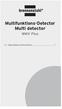 Multifunktions-Detector Multi detector