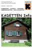 Informationsblatt der KADETTEN SCHAFFHAUSEN. Nummer 1 / März 2014 KOMMISSION - HANDBALL - UNIHOCKEY VERKEHRSKADETTEN - KOS/ALTKADETTEN.