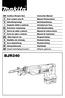 GB Cordless Recipro Saw Instruction Manual Scie recipro sans fil Manuel d instructions Akku-Reciprosäge Betriebsanleitung