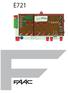 E721 < (1) BUS 2EASY < (2) < OPEN A < GND < OPEN B/CLOSE <STOP <FSW OP < GND <FSW CL RADIO1 RADIO2 ERROR FCA FCC RADIO XF POWER SETUP < +24 USB