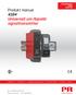 Produkt manual 4184 Universell uni-/bipolär signaltransmitter