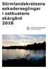 Sörmlandskretsens eskaderseglingar i ostkustens skärgård 2018