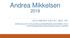 ANDREA MIKKELSEN, LEGITIMERAD DIETIST