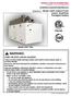 ! WARNING: FIRE OR EXPLOSION HAZARD. Applies to: Model LDAP, Indirect Fired, Indoor, Downflow, Packaged Heaters. Installation/Operation/Maintenance