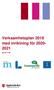 Verksamhetsplan 2019 med inriktning för