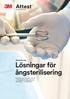 Lösningar för ångsterilisering. 3M Sterilisering. Innovativ teknologi för kontroll av ångsteriliseringsprocessen inom hälso- och sjukvård.