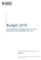 Budget med inriktning för driftbudget och inriktning investeringsbudget Kommunfullmäktiges beslut