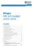 Bilagor Mål och budget