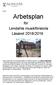 Arbetsplan. för Lendahls musikförskola Läsåret 2018/2019