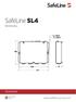 SafeLine SL4 MANUAL. Hisstelefon.   2 x 5,5 2 x 9,5. SL4 v1.01 SE