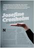 När jag intervjuade Josefine Cronholm för. utforskar samtiden