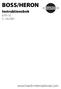 BOSS/HERON. Instruktionsbok S