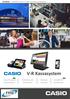 V-R Kassasystem. Casio Premium kassaprogram. Driftsäker och klimatsmart. SalesBO för molntjänster. Enkel att använda