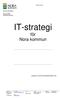 IT-strategi. för Nora kommun