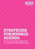 STRATEGISK FORSKNINGS AGENDA