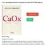 Caox - Språkanalytisk filosofi i Cambridge och Oxford till 1970 PDF ladda ner