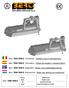 Mod. TBM-TBM/S, Trinciatrice - Libretto d uso e manutenzione. Mod. TBM-TBM/S, Trituradora - Folleto de empleo y mantenimiento