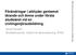 Förändringar i attityder gentemot lärande och ämne under första studieåret vid en civilingenjörsutbildning.