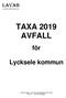 TAXA 2019 AVFALL för Lycksele kommun