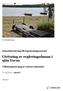 Utrivning av regleringsdamm i sjön Yxern