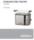 STAINLESS STEEL TOASTER