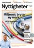Nyttigheter. Miltronic bryter ny mark. Installationskabel. För alla applikationer och miljöer