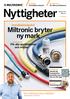 Nyttigheter. Miltronic bryter ny mark. Installationskabel. För alla applikationer och miljöer