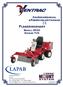 Planeringsharv. Användarmanual & Reservdelsritningar. Modell KR502 Serienr 1128-