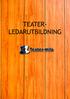 TEATER- LEDARUTBILDNING