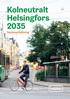 Kolneutralt Helsingfors 2035 Sammanfattning