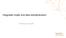 Integrated model and data standardization. Initiering av projekt