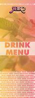 DRINK MENU BAR«MUSIC«DINING«SPORTS«RETRO