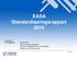 EASA Standardiseringsrapport 2016