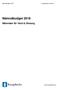 Nämndbudget 2018 Nämnden för Vård & Omsorg