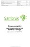 Årsredovisning 2018 Ideella föreningen Sambruk med firma Sambruk i Sverige