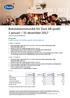 Bokslutskommuniké för Duni AB (publ) 1 januari 31 december 2017 (jämfört med samma period föregående år)