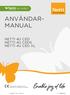 ANVÄNDAR MANUAL NETTI 4U CED NETTI 4U CEDS NETTI 4U CED XL MOBILE FAMILY 4U FAMILY. My-Netti.se UM0002 SE COMFORT